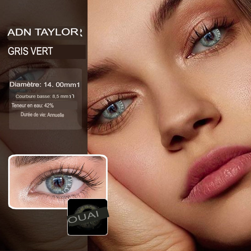 TAYLOR Uyaai 2 pièces/paire de lentilles de contact colorées