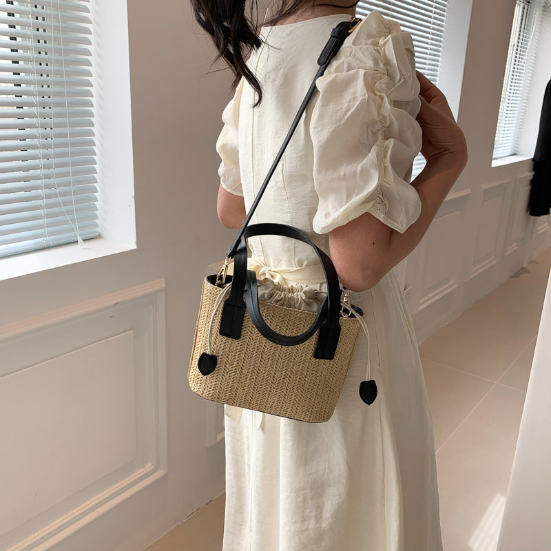 CAVELLI ™ | Mini Sac à Main en Paille Marie