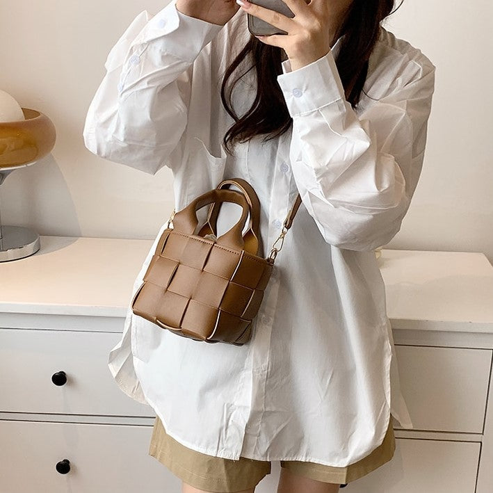 CAVELLI™ |  Mini Sac à Main Tissé Cora