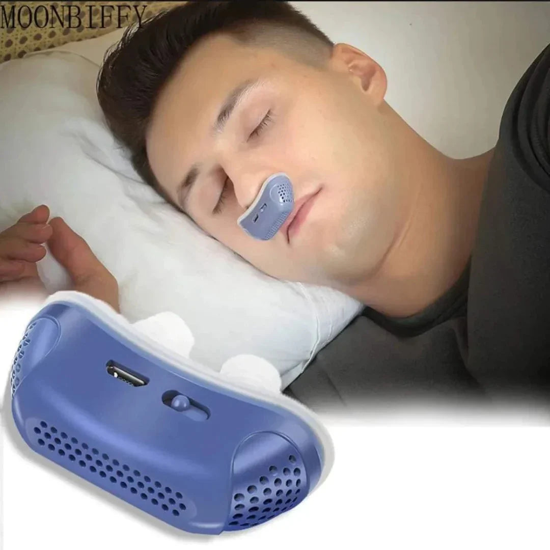 Micro-CPAP électronique anti-ronflement - Pas de tube, pas de masque et pas de fils