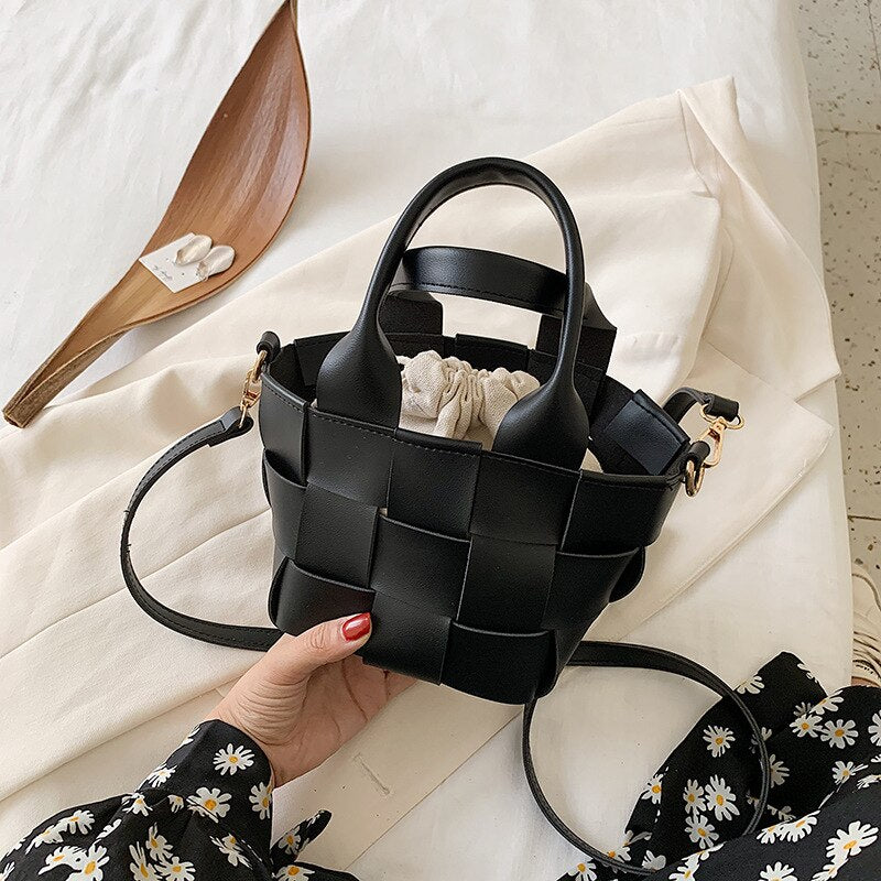 CAVELLI™ |  Mini Sac à Main Tissé Cora