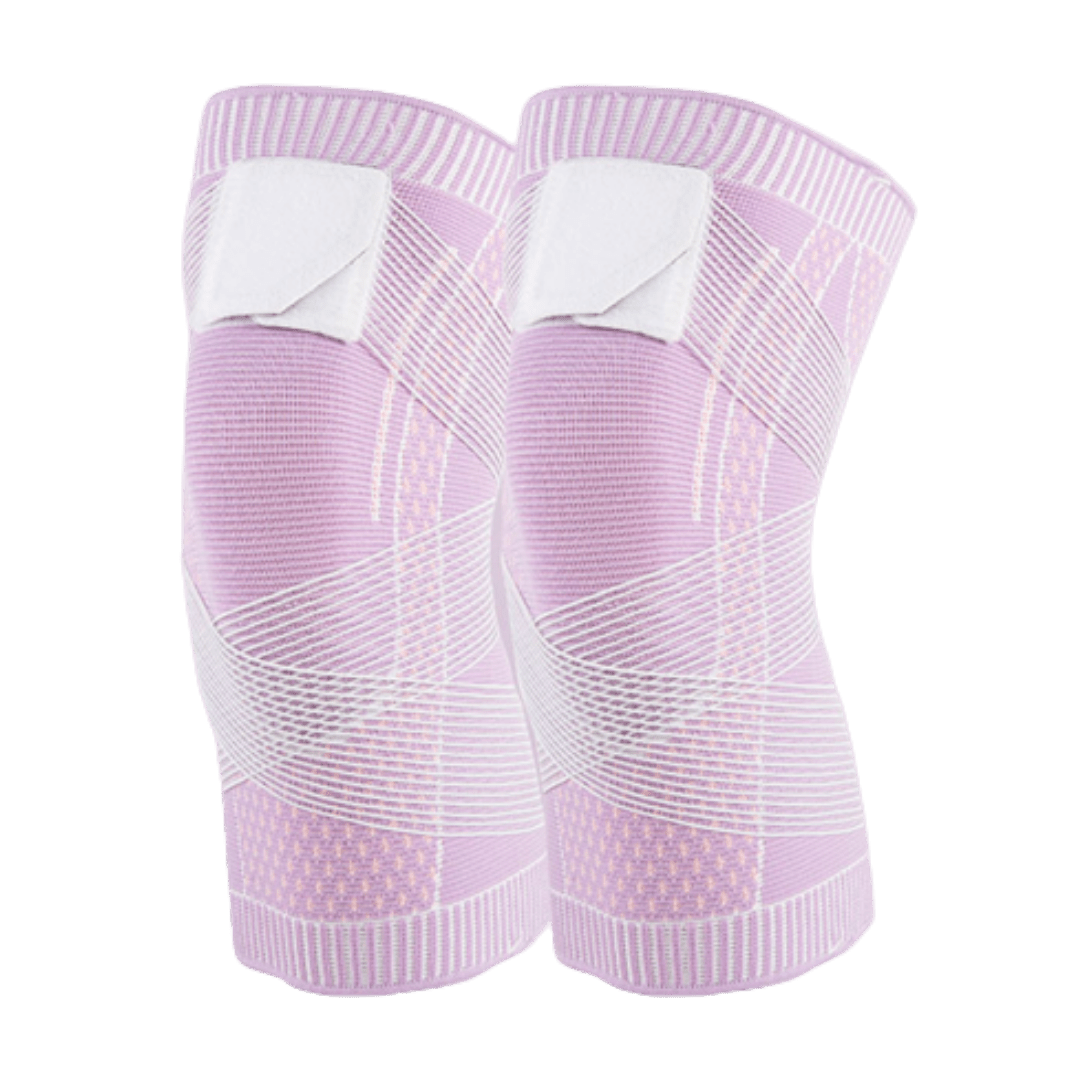 2 genouillères orthopédiques élastiques