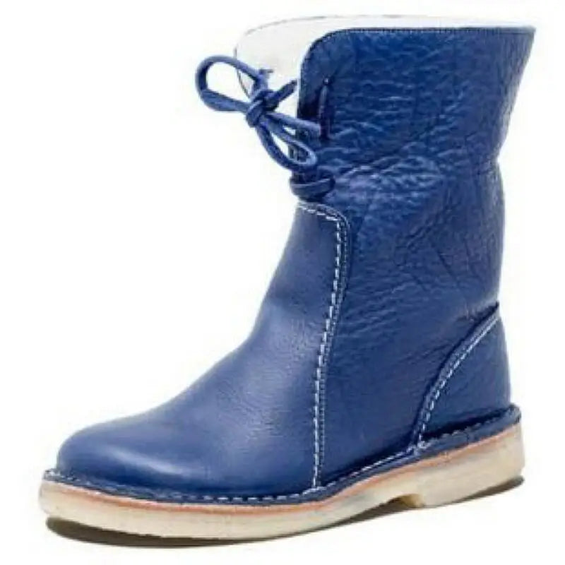 CAVELLI™ | BOTTES IMPERMÉABLES EN CUIR POLAIRE AVEC DOUBLURE EN LAINE