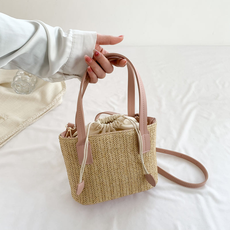 CAVELLI ™ | Mini Sac à Main en Paille Marie