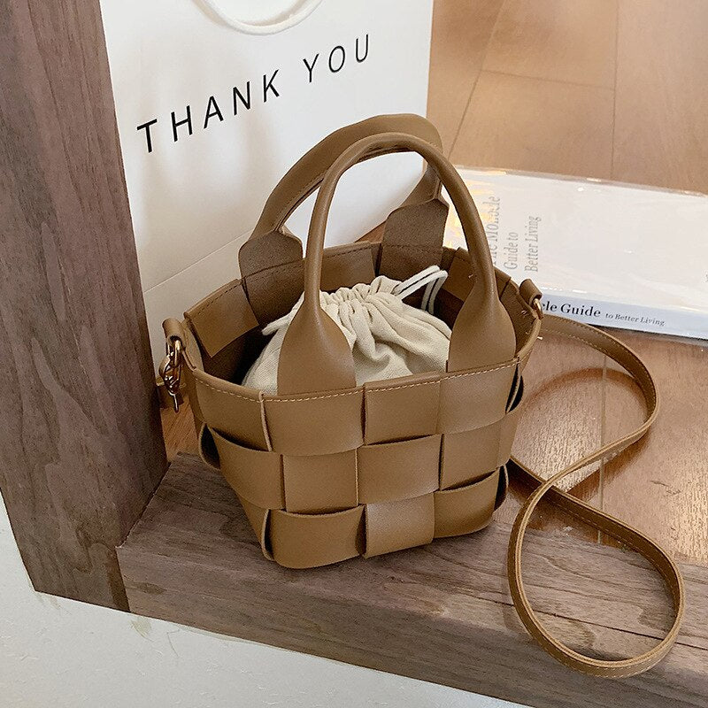 CAVELLI™ |  Mini Sac à Main Tissé Cora