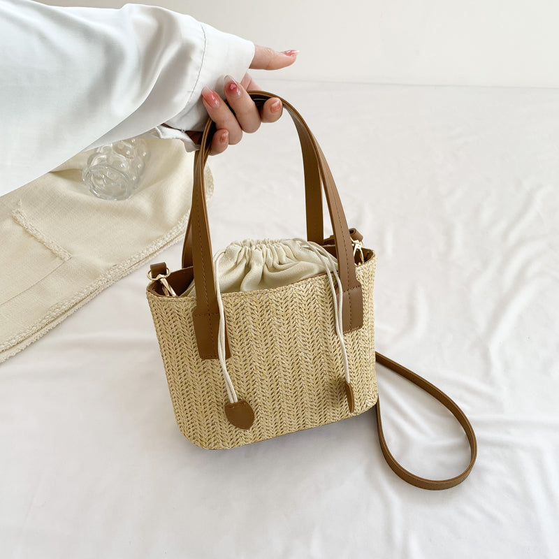 CAVELLI ™ | Mini Sac à Main en Paille Marie