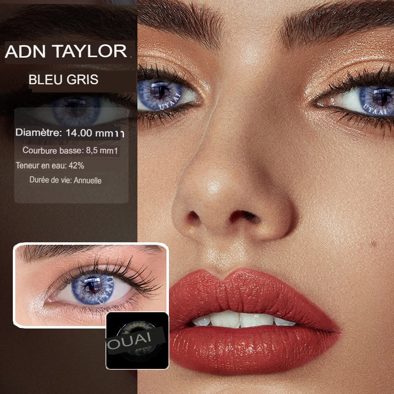 TAYLOR Uyaai 2 pièces/paire de lentilles de contact colorées