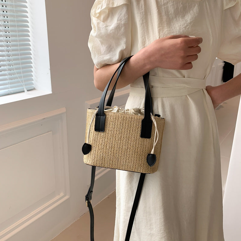 CAVELLI ™ | Mini Sac à Main en Paille Marie