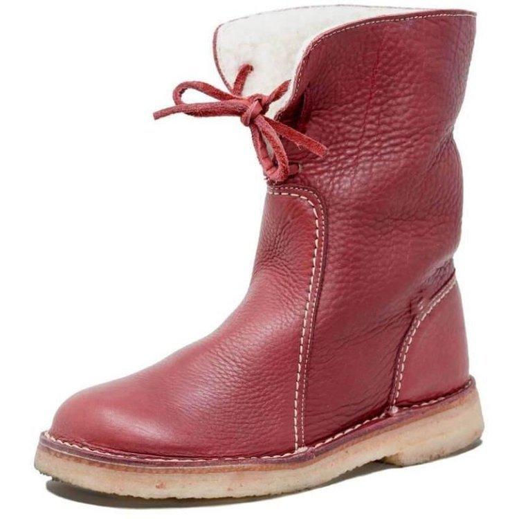 CAVELLI™ | BOTTES IMPERMÉABLES EN CUIR POLAIRE AVEC DOUBLURE EN LAINE