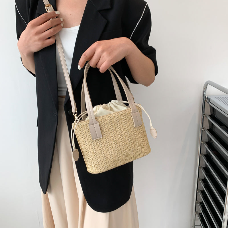 CAVELLI ™ | Mini Sac à Main en Paille Marie