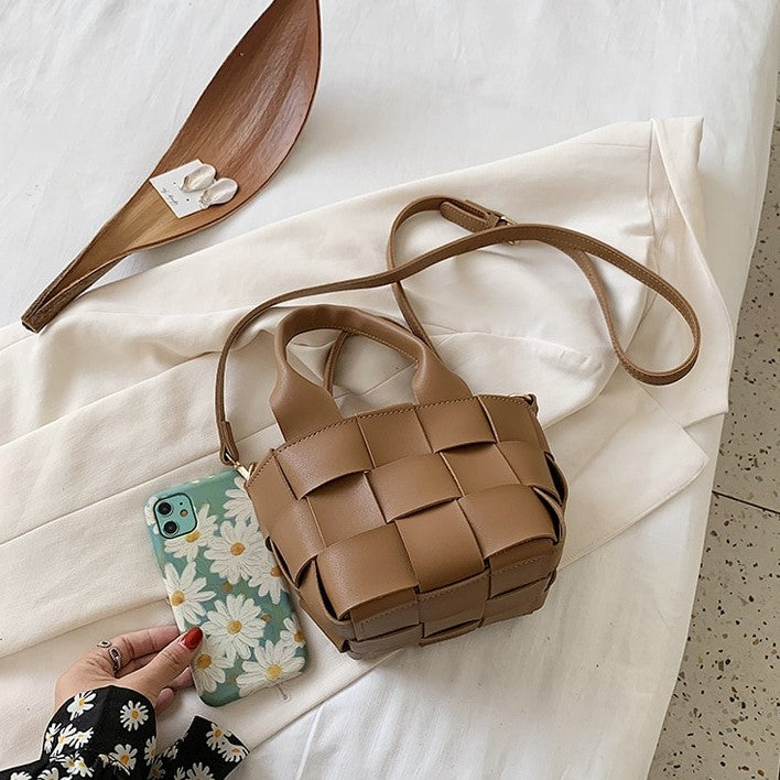 CAVELLI™ |  Mini Sac à Main Tissé Cora