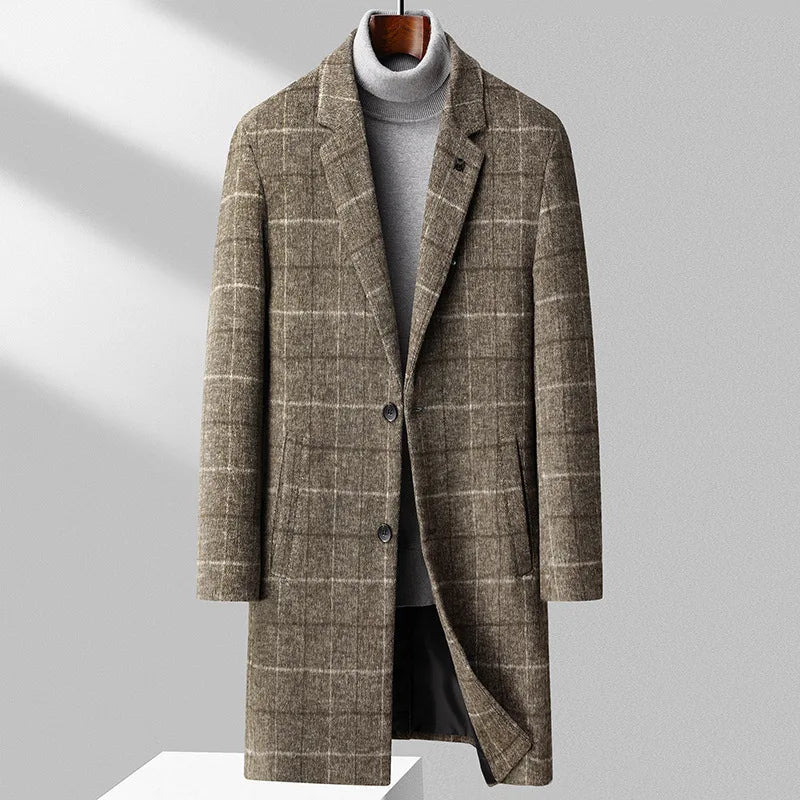 CAVELLI | Manteau en Laine Chess