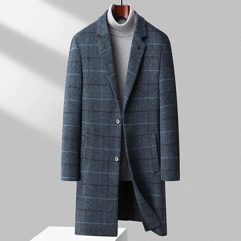 CAVELLI | Manteau en Laine Chess