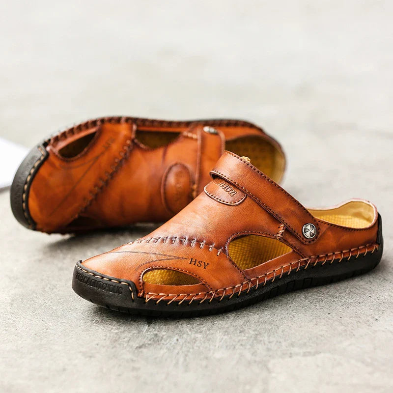 CAVELLI™  | Sandales Orthopédiques en Cuir
