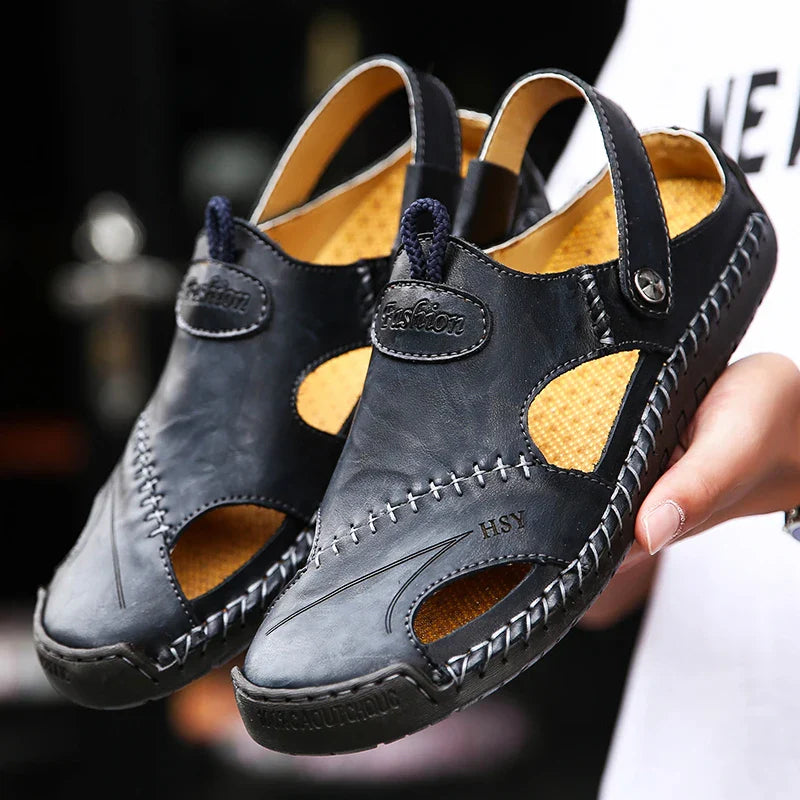 CAVELLI™  | Sandales Orthopédiques en Cuir