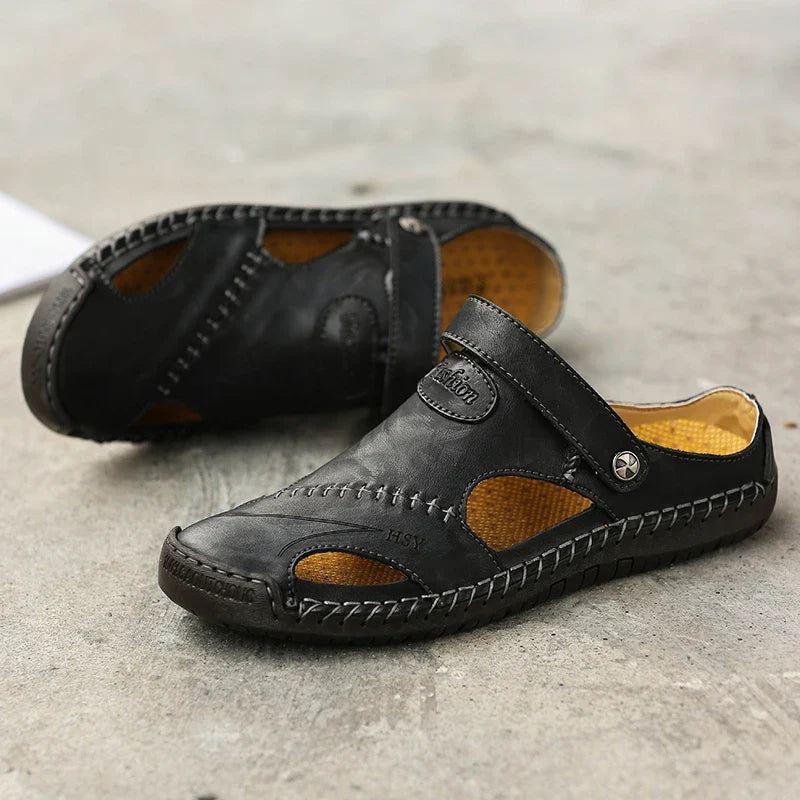CAVELLI™  | Sandales Orthopédiques en Cuir