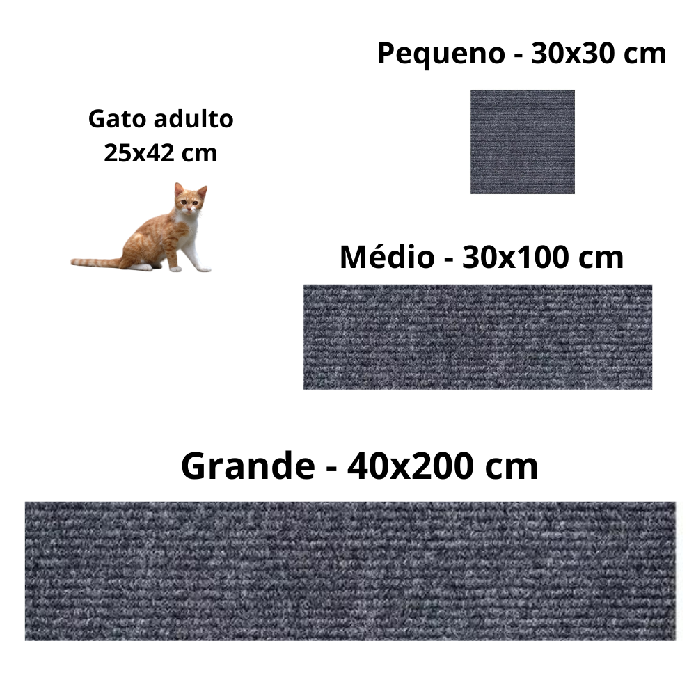 Carpete Protetor para Unhas de Gatos - Adesivo