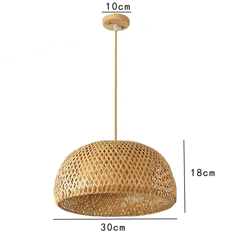 Pendente de Bambu Artesenal - Redondo