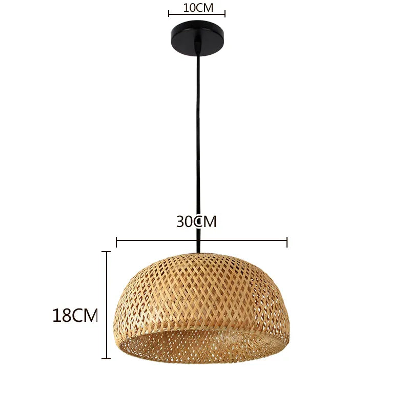 Pendente de Bambu Artesenal - Redondo