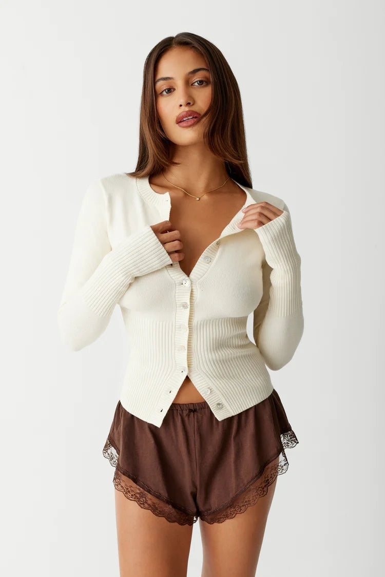 CAVELLI ™ | Pull en tricot avec bouton