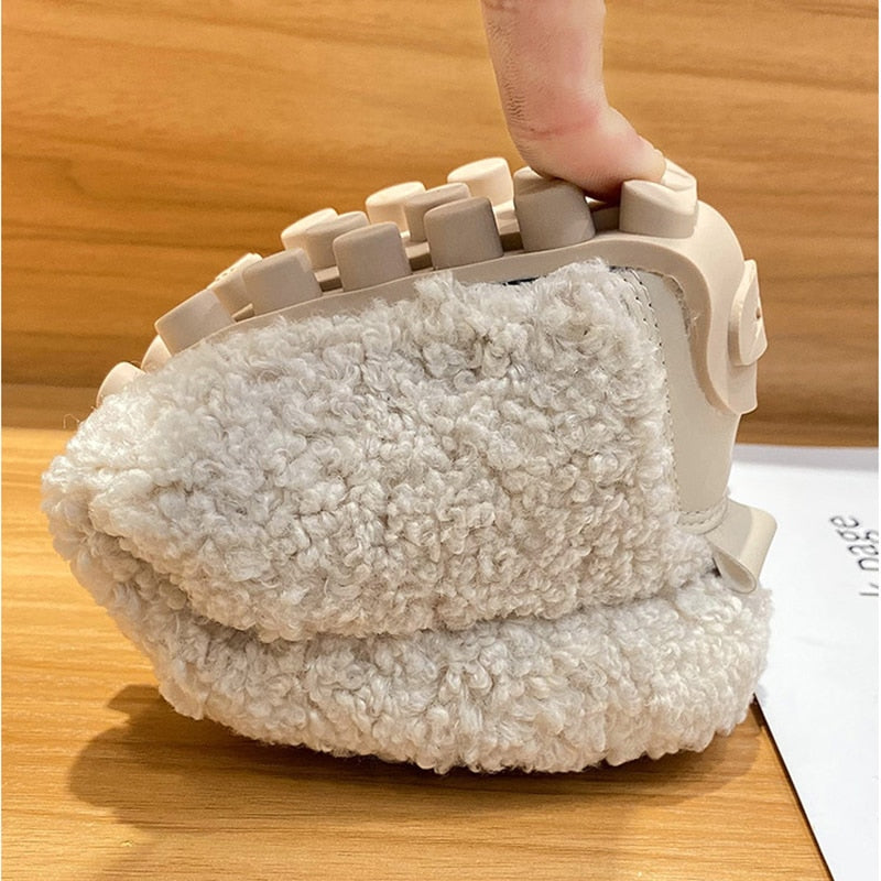 CAVELLI ™ | Mocassins Arielle Pelucheux Avec Semelle Antidérapante