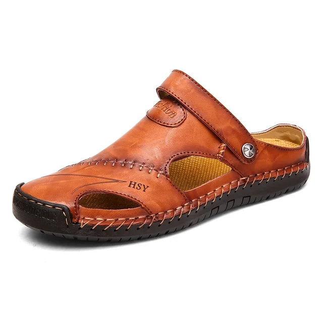CAVELLI™  | Sandales Orthopédiques en Cuir