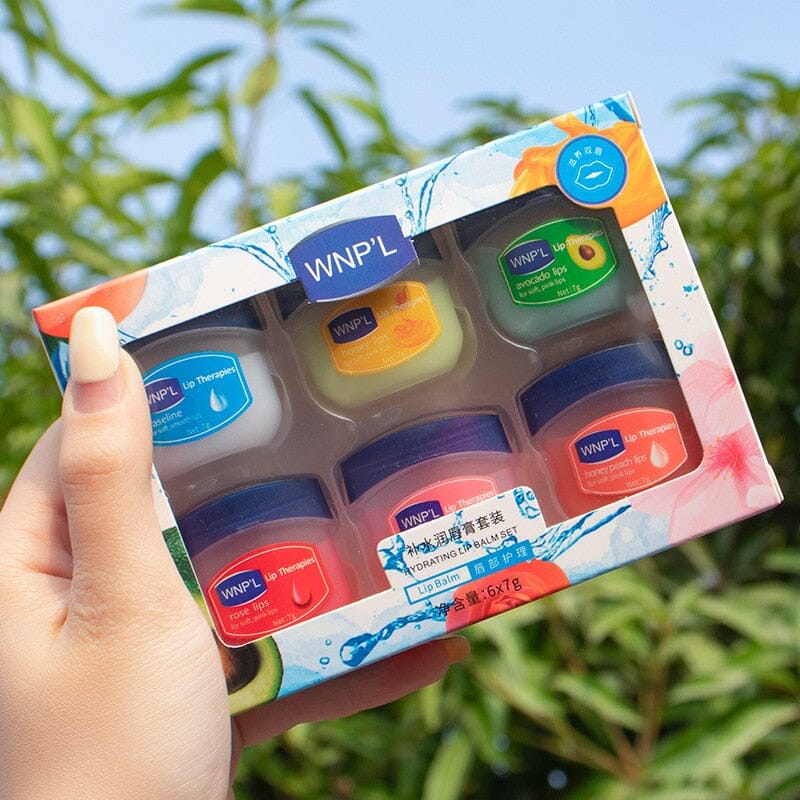 kit com 6 Baume à Lèvres Thérapie Naturel