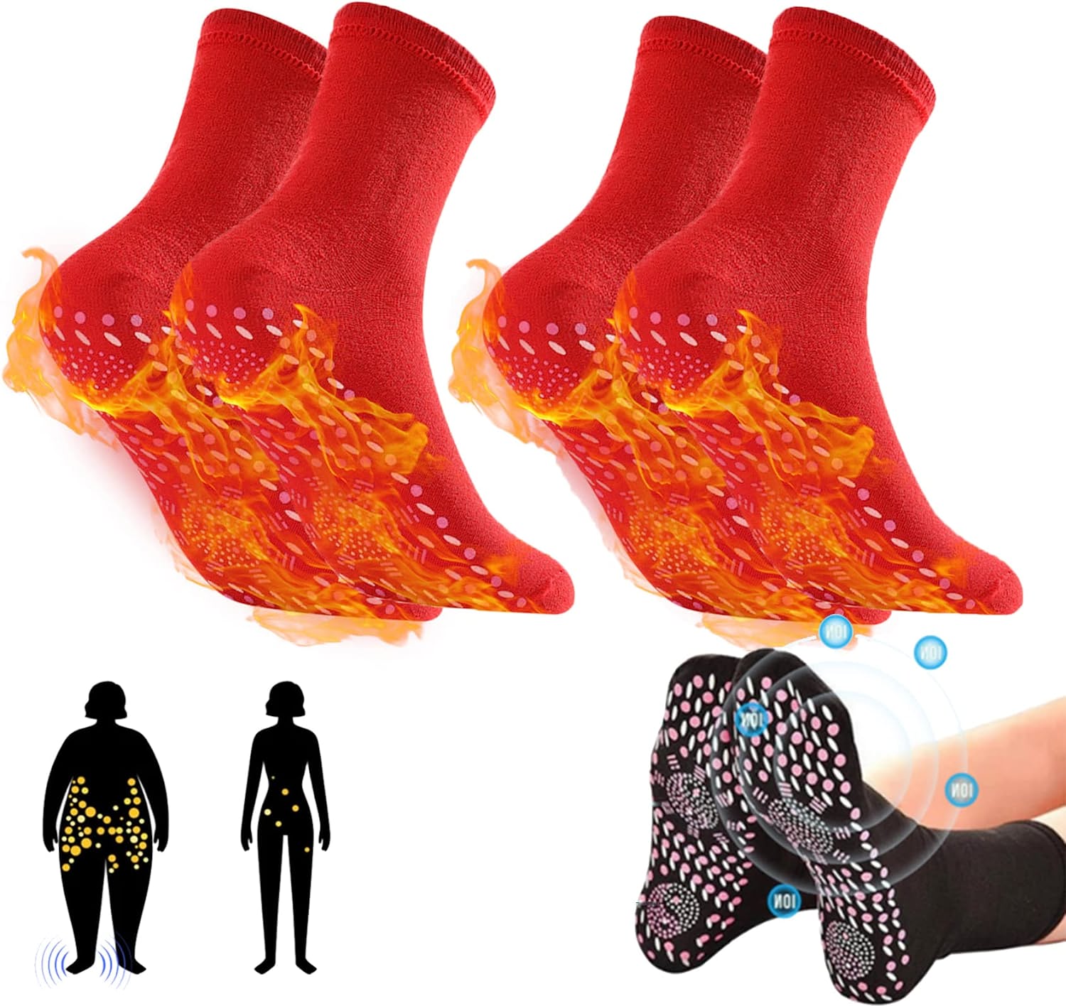 Achetez-en 1 et obtenez-en 3 - Chaussettes détox et plus d'avantages - DetoxPro Original + CADEAU
