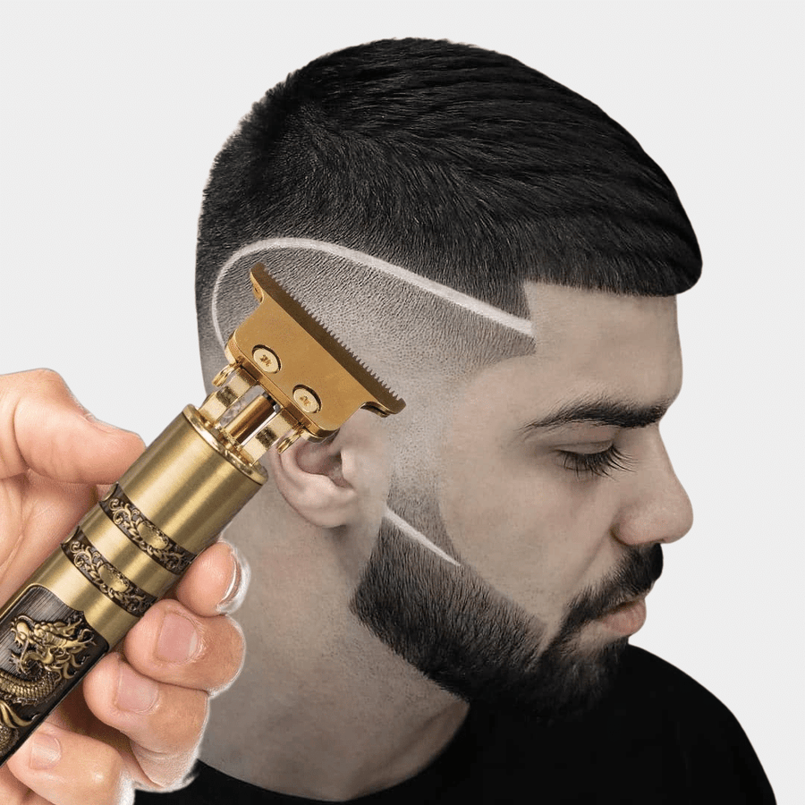 Rasoir professionnel étanche pour cheveux et barbe
