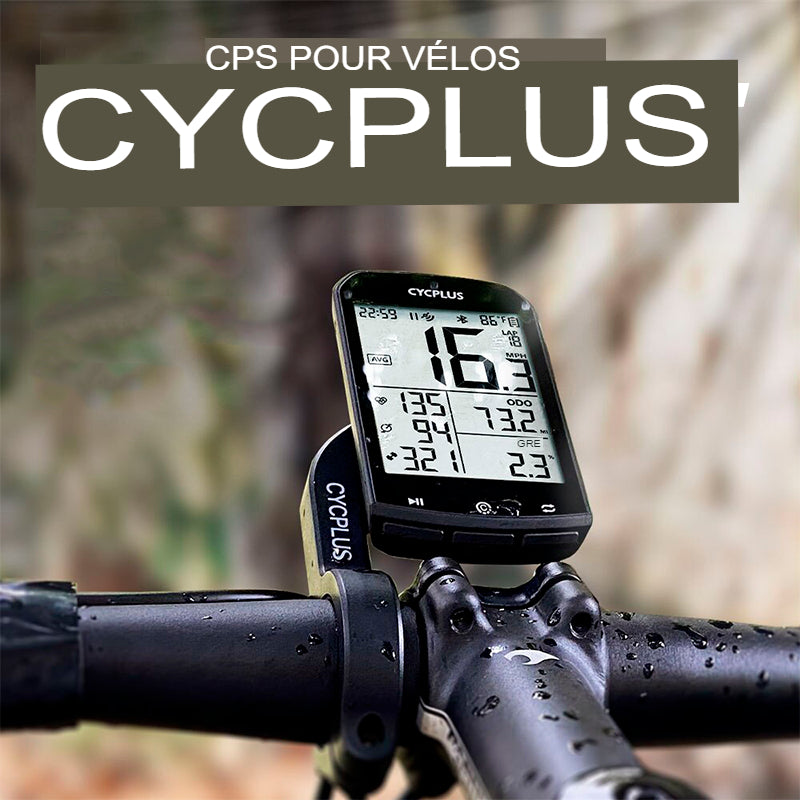 Cycplus - GPS pour vélo | Compteur de vitesse étanche, compteur de BPM et de calories