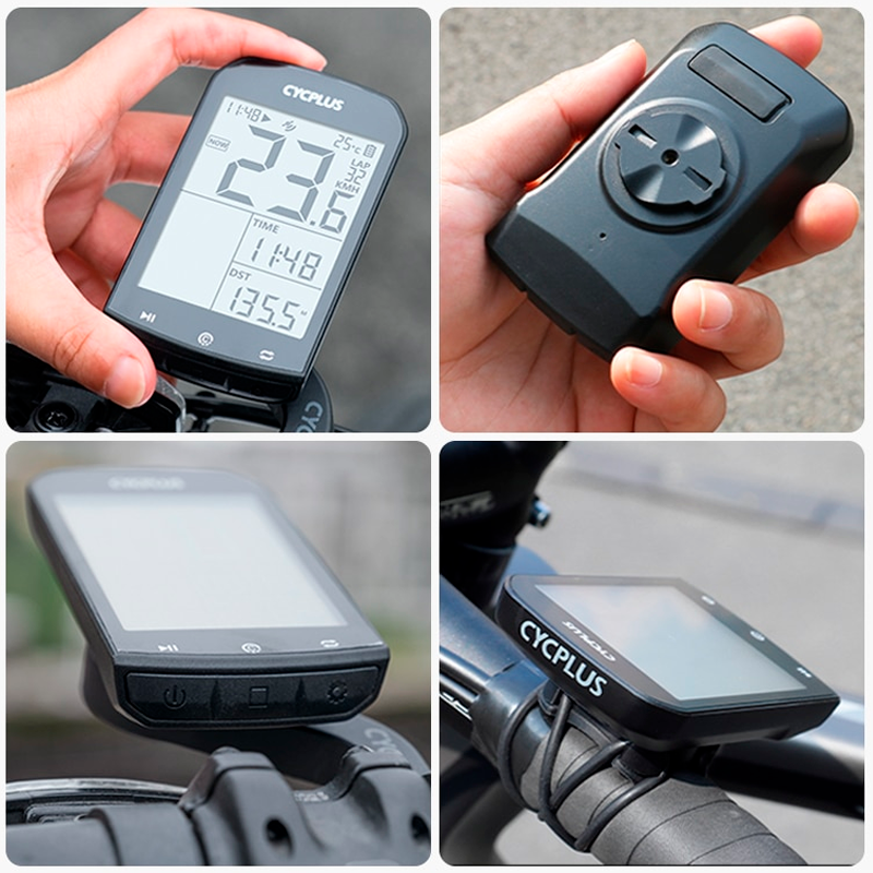 Cycplus - GPS pour vélo | Compteur de vitesse étanche, compteur de BPM et de calories