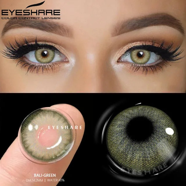 Paire de lentilles de contact radiantes naturelles Yes-View