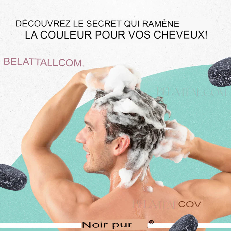 Shampooing assombrissant cheveux et barbe | AchatNoir