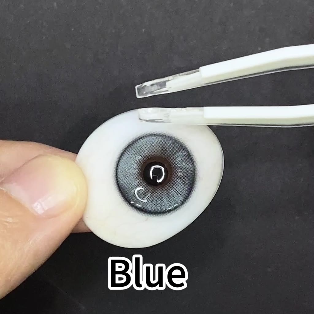Lentilles de contact de couleur bleue naturelle UYAAI