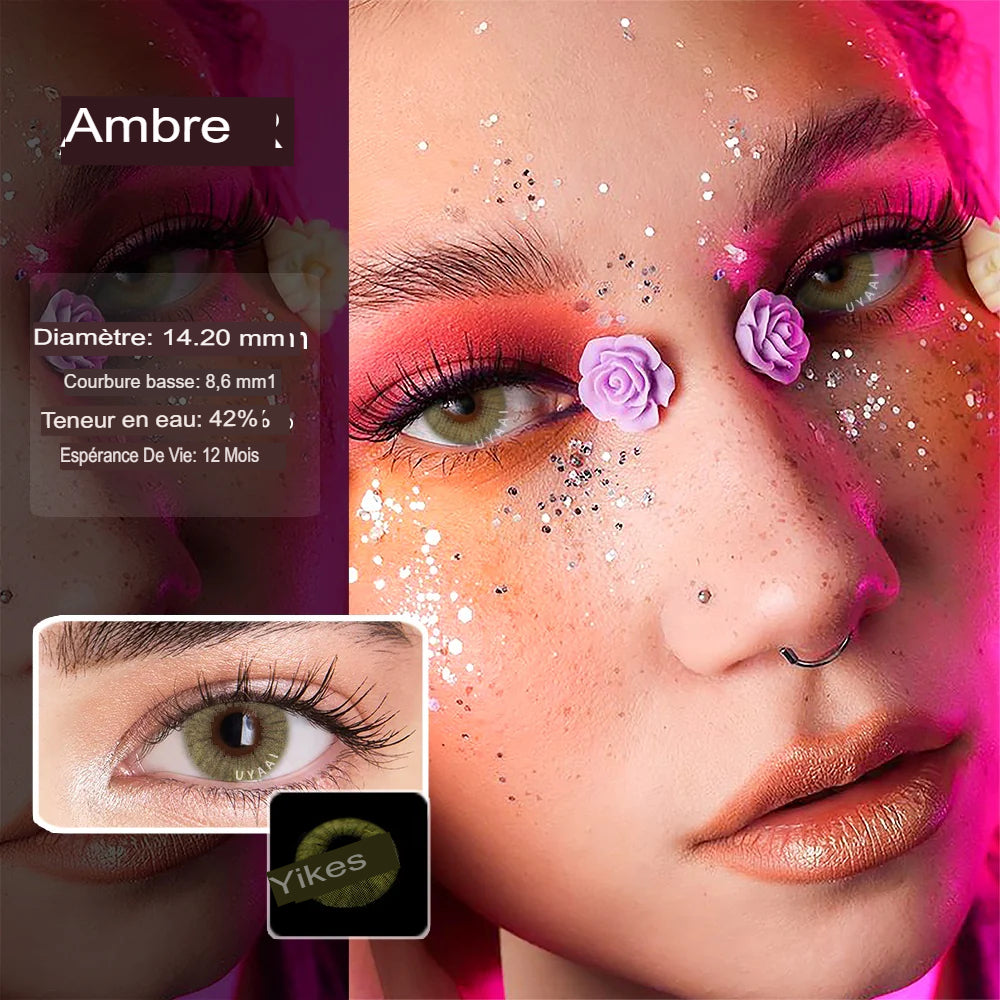 Lentilles de contact colorées UYAAI pour les cosmétiques