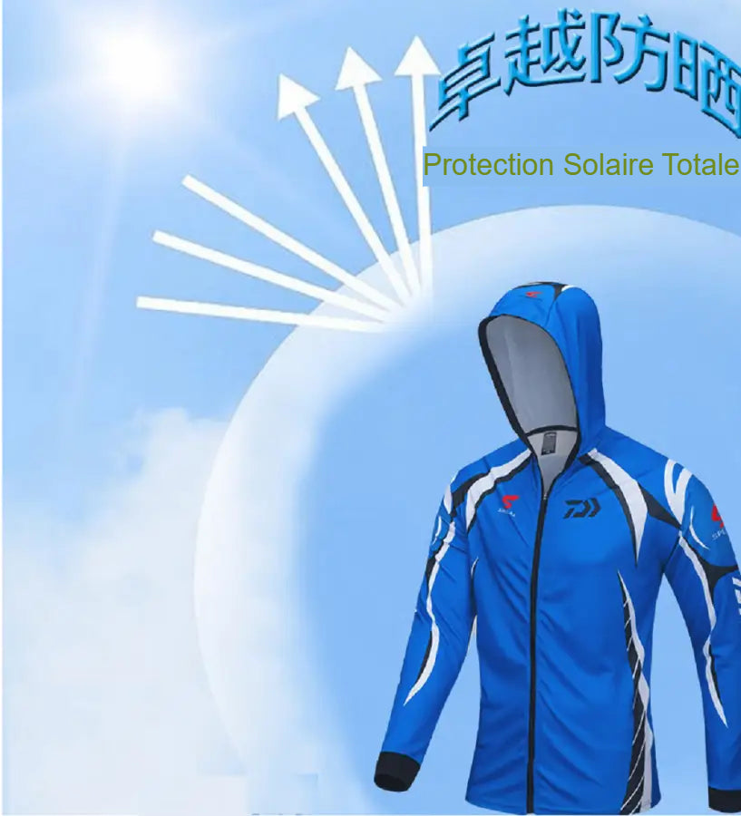Chemise de pêche avec protection UV et séchage rapide