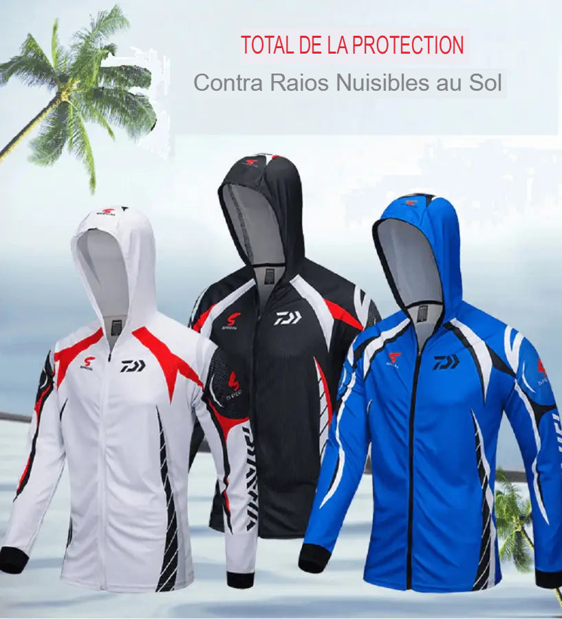 Chemise de pêche avec protection UV et séchage rapide