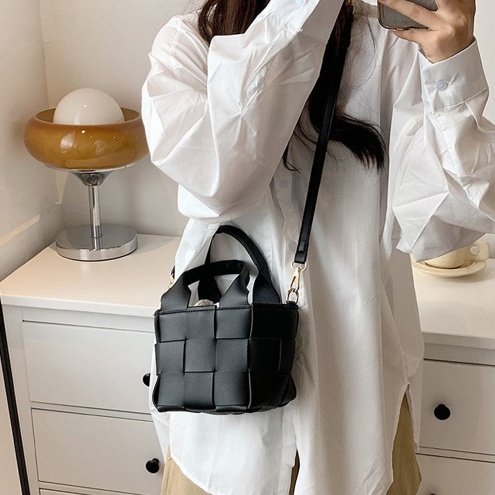CAVELLI™ |  Mini Sac à Main Tissé Cora