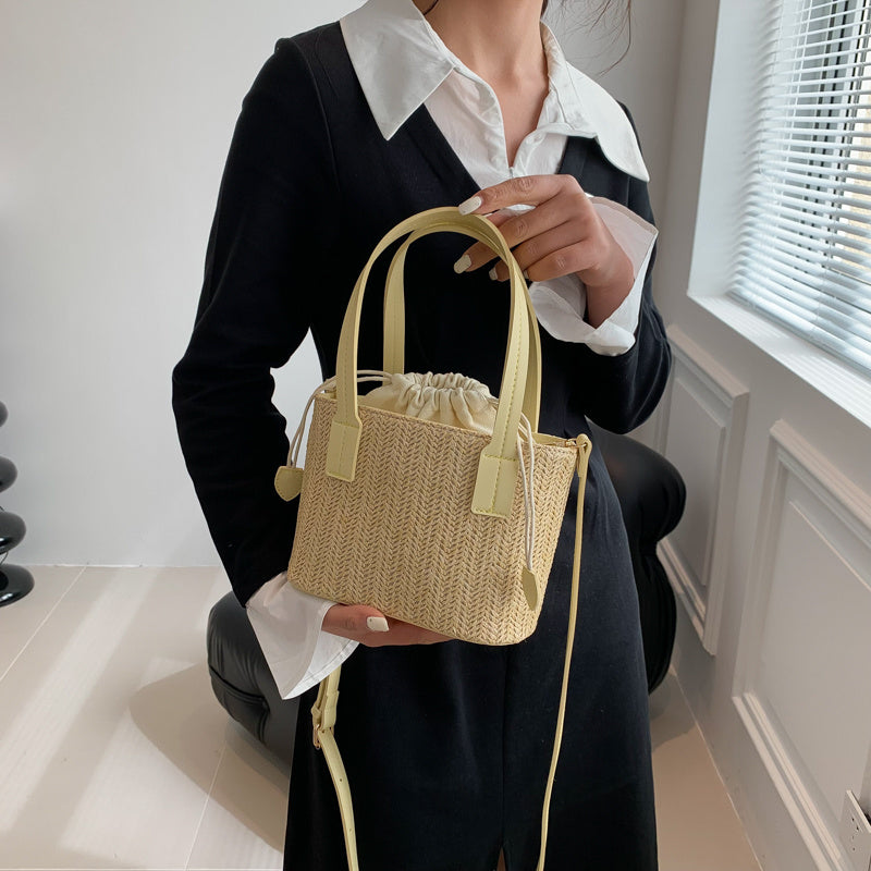 CAVELLI ™ | Mini Sac à Main en Paille Marie
