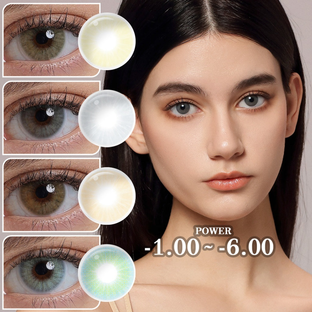 Lentilles de contact de qualité (P:-1,00 ~-6,00) Cosmétiques