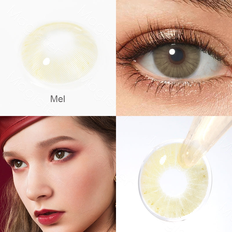 Lentilles de contact colorées d'aspect naturel Magister Hidrocor