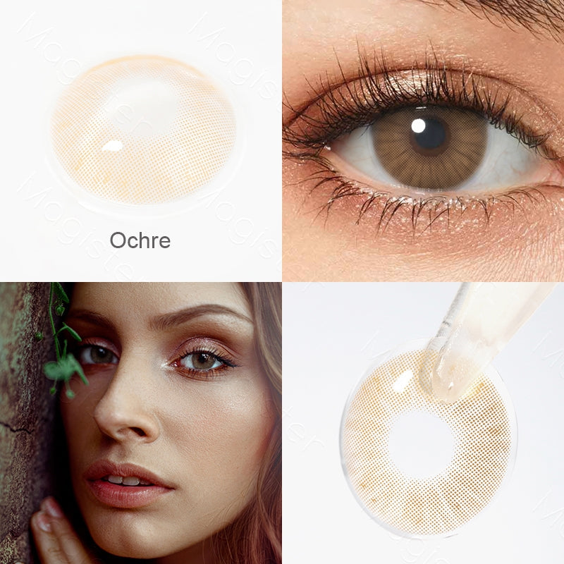 Lentilles de contact colorées d'aspect naturel Magister Hidrocor