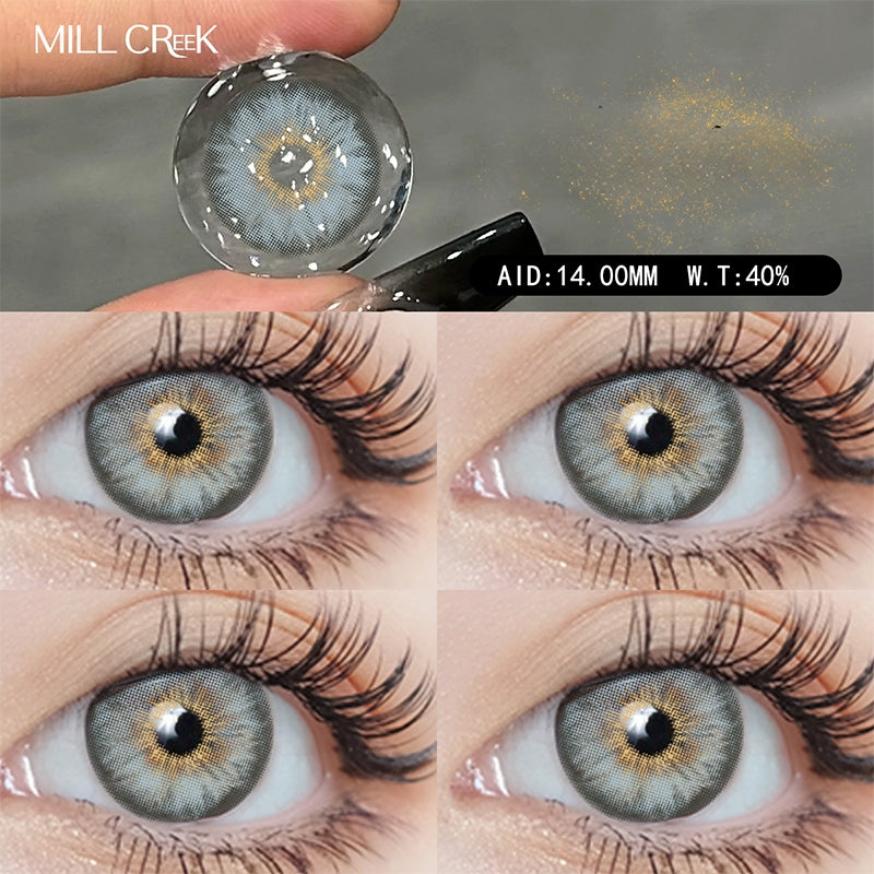 Lentilles de contact vertes Siri 2pcs 14,0 mm