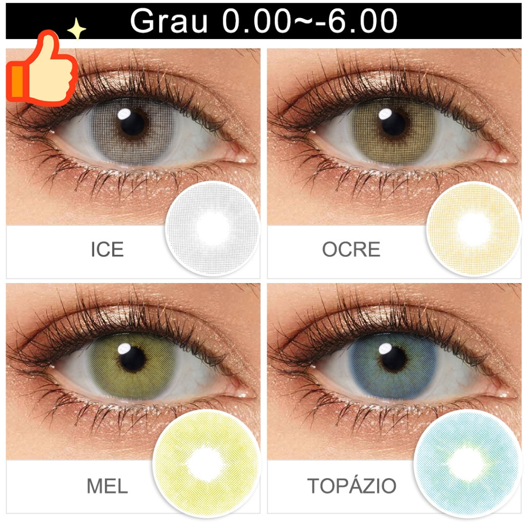 Lentilles de contact colorées avec prescription