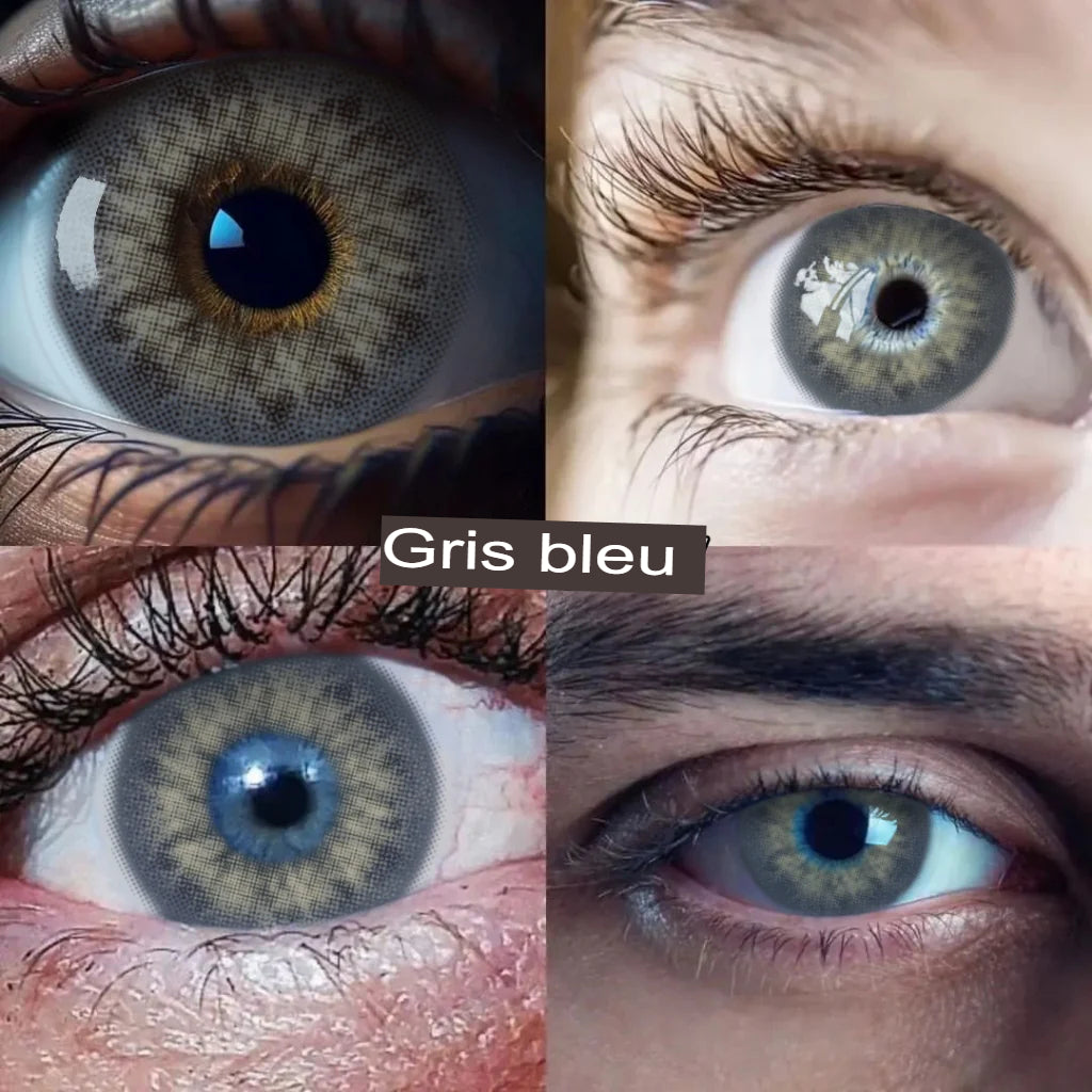 UYAAI 2 pièces/paire de lentilles de contact colorées multicolores