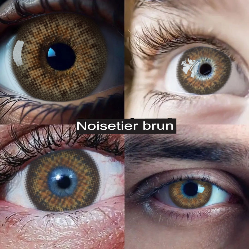 UYAAI 2 pièces/paire de lentilles de contact colorées multicolores