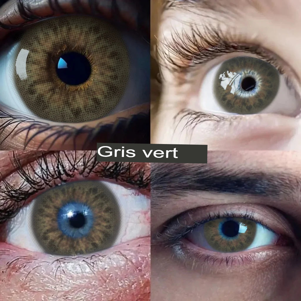 UYAAI 2 pièces/paire de lentilles de contact colorées multicolores