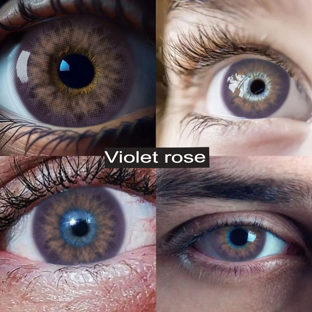 UYAAI 2 pièces/paire de lentilles de contact colorées multicolores