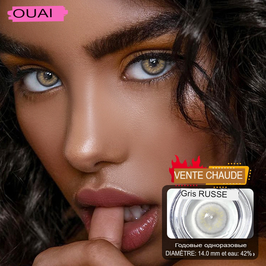 UYAAI 2 pièces/paire de lentilles de contact colorées multicolores
