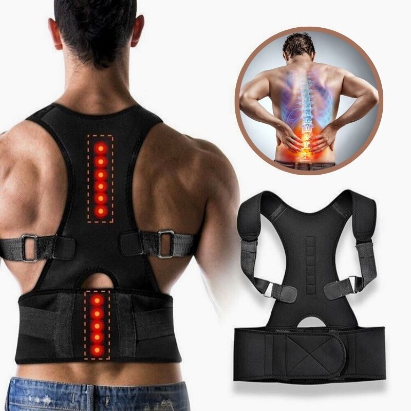 Correcteur de Posture Magnétique - Colonne Vertébrale, Épaule et Lombaire